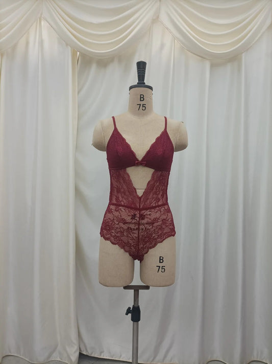 Babydoll Lingerie - Cutout Lace